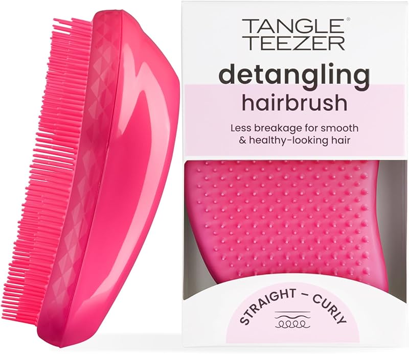 Tangle Teezer Original Detangling Hairbrush Pink Fizz Wet Dry All Hair Types