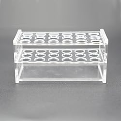 LSVERDE 1 pcs Acrylic Test Tube Rack 18 Holes for