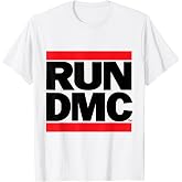 Run DMC Official Logo Light T-Shirt Small