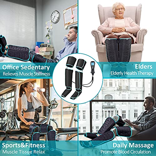 Sotion Leg Massager with Heat for Circulation and Relaxing Muscles,Foot