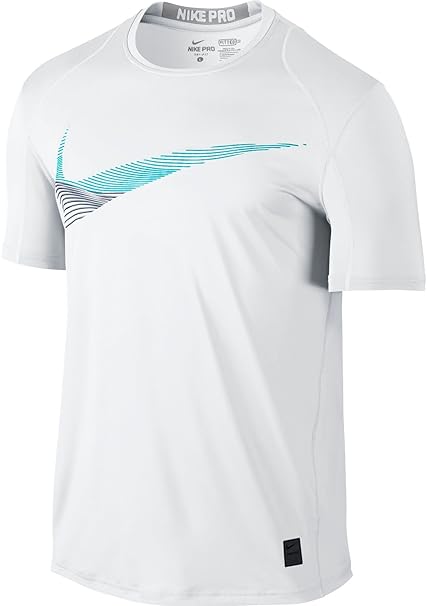 nike men's pro half sleeve compression football shirt