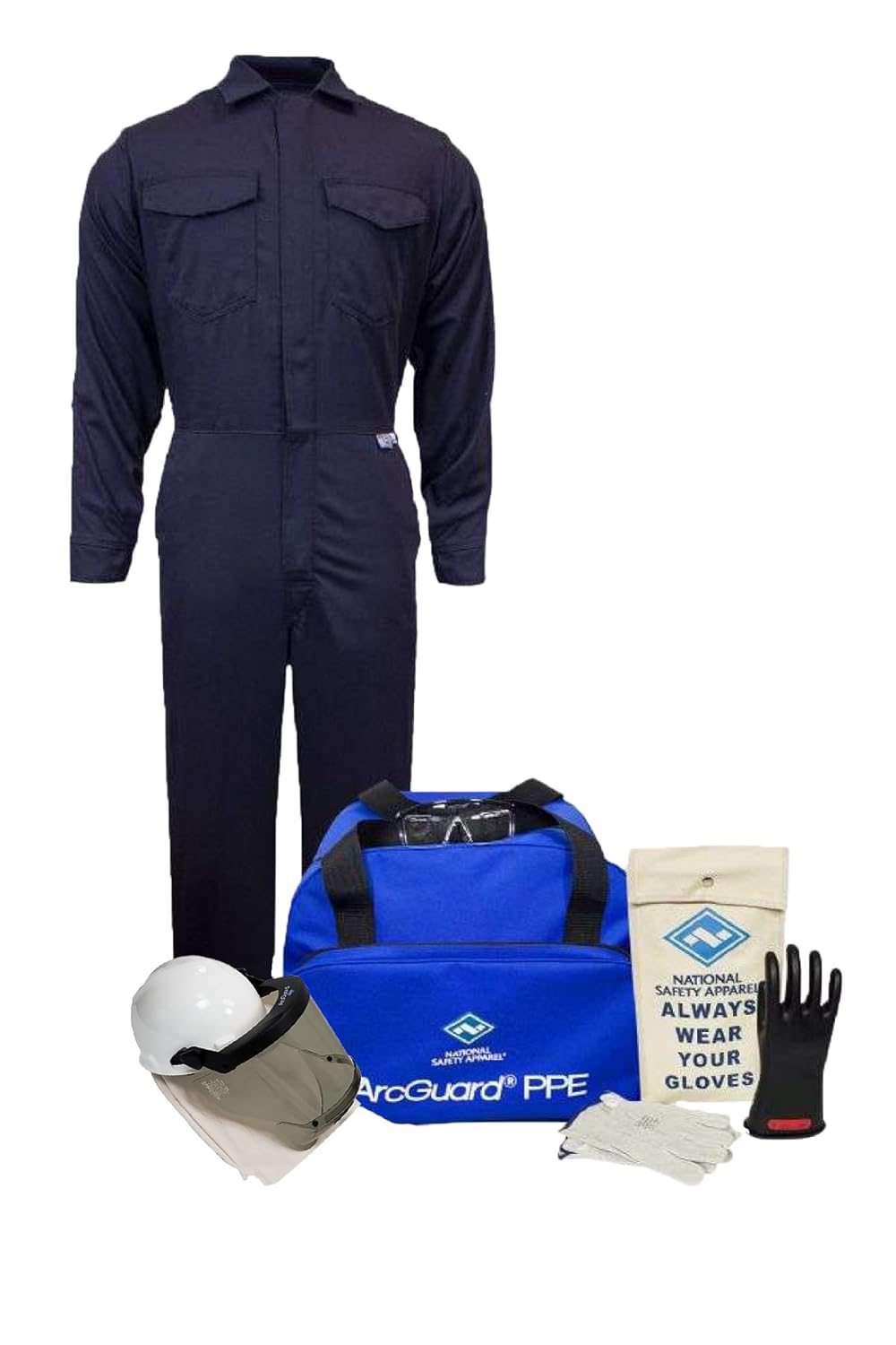 National Safety Apparel KIT2CV08LG11 ArcGuard CAT 2 Arc Flash Kit with