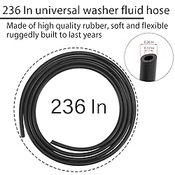 Windshield Washer Hose Kit, Washer Fluid Hose with