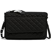 Vera Bradley Women's Cotton Wallet Crossbody Purse with RFID Protection