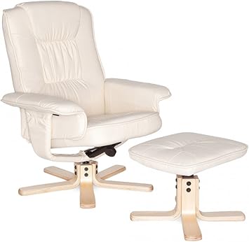 Finebuy Fernsehsessel Relax Tv Design Relax Sessel Wohnzimmer Verstellbar Modern Bezug Kunstleder Beige Drehbar Mit Hocker X Xl 110 Kg Mit Armlehnen Und Hocker Gaming Sessel Ohne Motor Kopfstutze Amazon De Kuche Haushalt