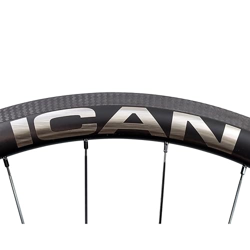 ICAN Alpha 40 Max 1435g 40mm Carbon Road Bike Wheelset 700C Rim