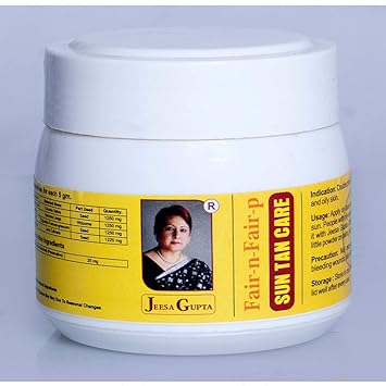 Jeesa Gupta Fair-in-Fair Sunscreen Powder - Sun Tan Care - 70 gms, Natural Beauty Expert - 30+ Yrs Experience in Traditional Ayurvedic Remedies