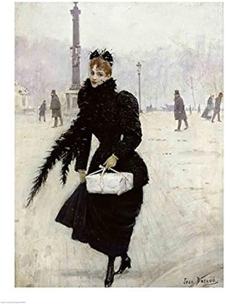 Amazon Jean Beraud コンコルド広場でパリの女性 ファインアート プリント 45 72 X 60 96 Cm アートフレーム ポスター オンライン通販
