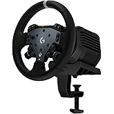 Logitech G RS50 System, 3-Piece Sim Racing Steering Wheel Setup - RS50 Wheel base with 8 Nm Direct Drive, RS Wheel Hub with 13 Buttons and RS Round Wheel 11-inch - For Xbox/PC