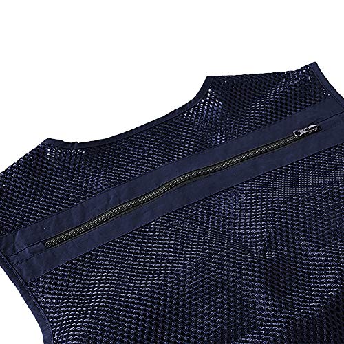 image for HYOUT Fly Fishing Photography Vest with Pockets Men's Mesh Quick-Dry W