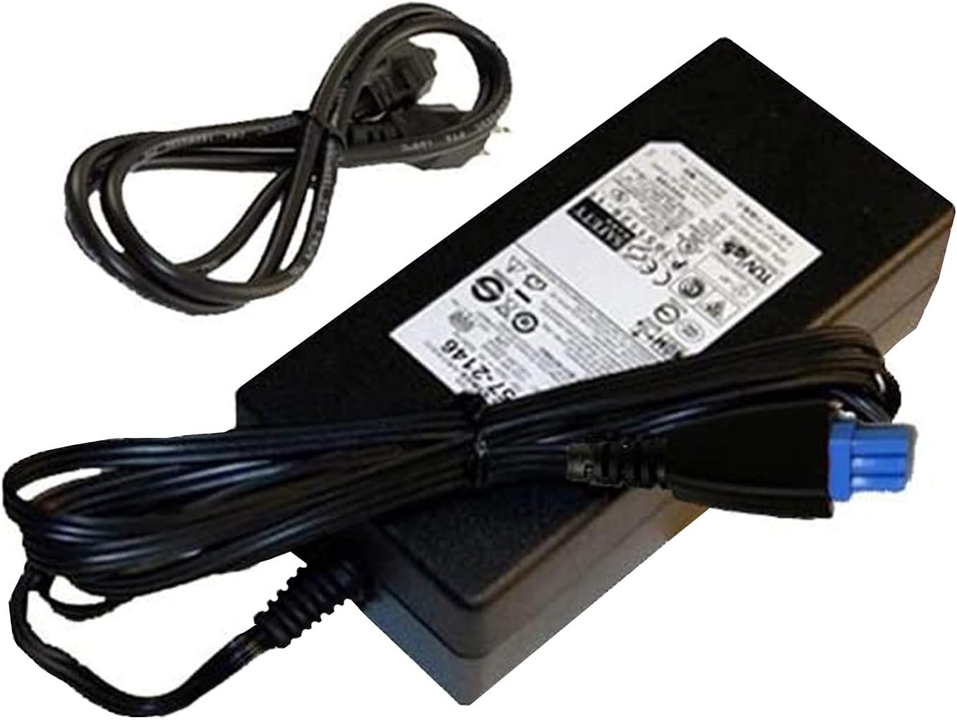 GENUINE HP AC Power Supply Adapter For Hp OfficeJet Pro L7550, L7580, L7590, L7600, L7650, L7680, L7700, L7750, L7780 Printers with Required AC Power Cord Bundle