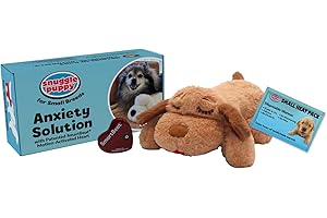 SmartPetLove Snuggle Puppy Original Dog Toy for Small Breeds - Heartbeat Puppy for Dogs - Pet Anxiety Relief and Calming Aid - Comfort Dog Toys for Behavioral Training