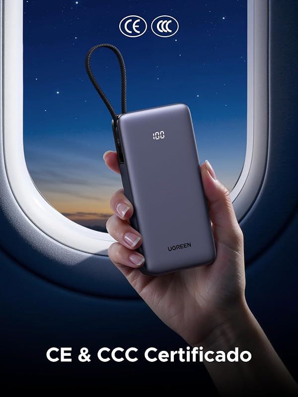 Nexode 55W Power Bank 20000mAh Batería Externa Carga Rápida PD 45W