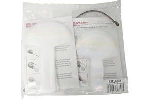 CPR SAVERS Infant Face Shield Lung Bags, 100 Pack (Insertion Tool Included!)