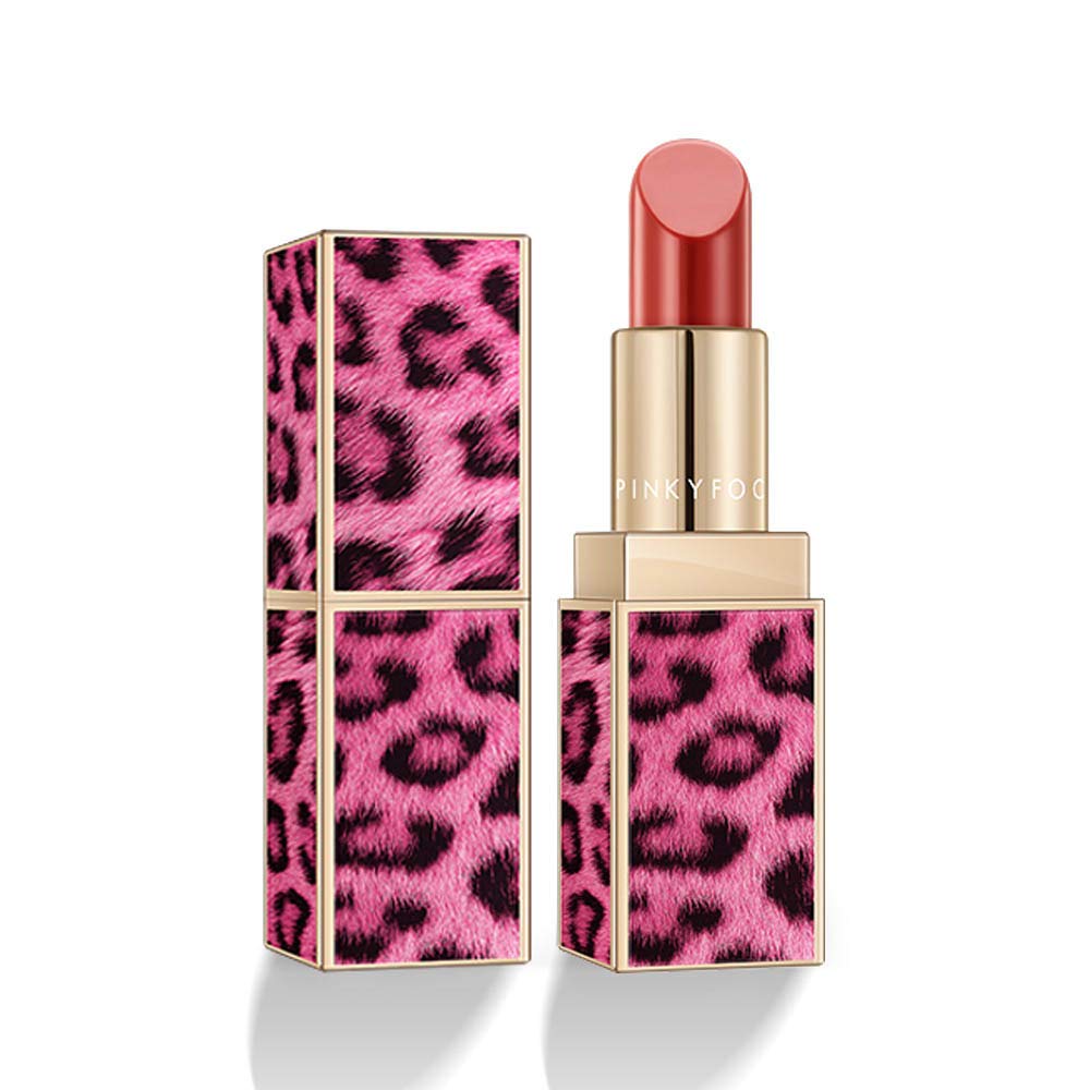 Professional Makeup Matte Lipstick, Velvet Long-lasting Moisturizing Beauty Cosmetics Lip Stick, 1.5OZ (Reddish Brown)