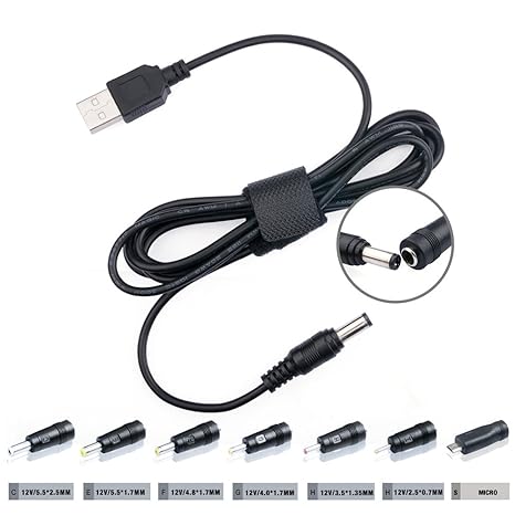 8 in 1 Universal Konverter Kabel Hub 5.5*2.1mm für 5050 3528 LED Strip RGB Theater Dockstar Seagate WD 5V 9V 12V 17V 1A 2A 3A