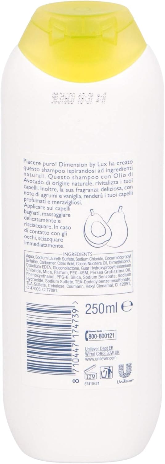 Dimension Shampoo Avocado 250 ml, 250 ml (Pack of 1) - Image 5