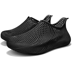 Suehumbe 3D Printed Sandals for Men, Ultra Lightweight Quick Dry Breathable Water Shoes, Non-Slip Slip On Walking Beach Hikin