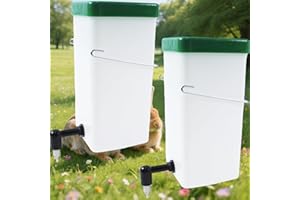 YGBRIDGE 2Pack Rabbit Water Bottle for Cage, 32oz Small Animal Water Dispenser Water Bottle for Small Pet/Bunny/Ferret/Hamster/Guinea Pig/Rabbit/Chinchilla/Mouse/Rat/Gerbil (Clear, 2 Pack 32 Ounce)