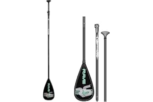 Rave Sports SUP Paddles - Adjustable, Lightweight Oars for Stand Up Paddleboard, Float and No Twist Handle Locks