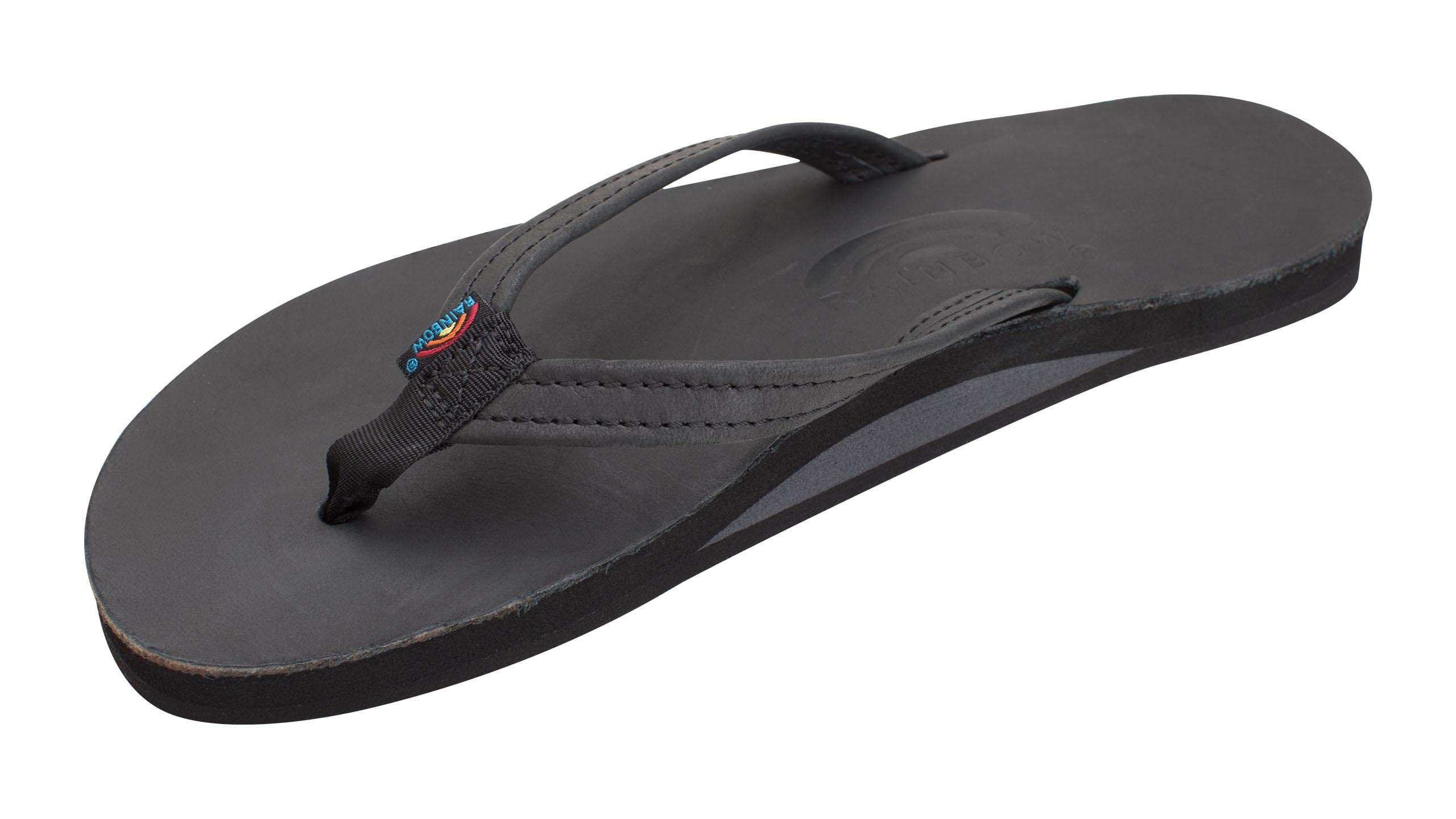 Rainbow Sandals Women's Single Layer Premier Leather Narrow Strap, Black, Ladies X-Large / 8.5-9.5 B(M) US Image Rainbow Sandals Women's Single Layer Premier Leather Narrow Strap, Black, Ladies X-Large / 8.5-9.5 B(M) US Image