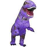 Rysotowy Inflatable Dinosaur Costume for Adults Blow up T-rex Costume Funny Party Dino Costume Fancy Halloween Costume Suit