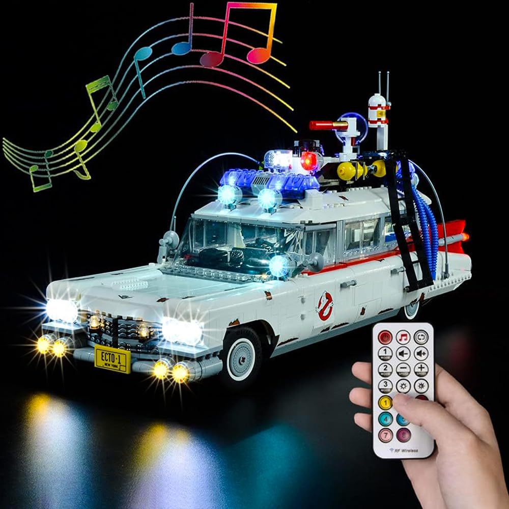 Photo 1 of Led Lighting Kit Only - Light Set Designed for Lego Ghostbusters ECTO-1 10274 Building Blocks Model - Without Lego Bricks Set (RC Sound Version)