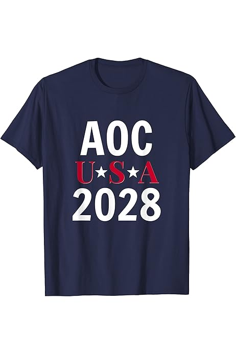 Amazon.com: Alexandria Ocasio Cortez Shirt AOC for President 2028 Premium T- Shirt : Clothing, Shoes \u0026 Jewelry