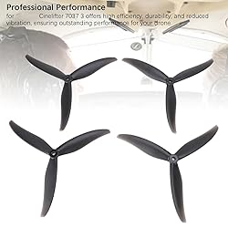 4Pcs 3-Blade Propellers 7 Inch, 3 Blade Propeller