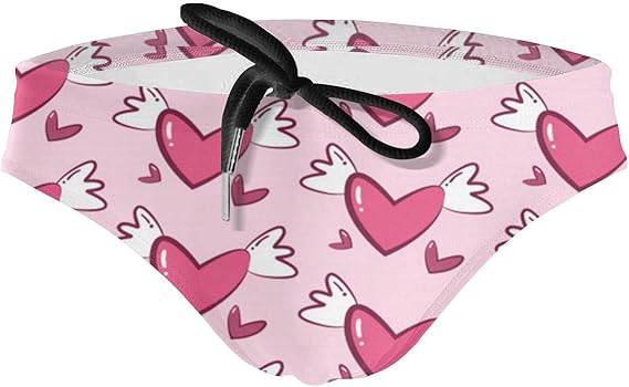 Amazon Co Jp ハッピーバレンタインデー 水着 メンズ 競泳水着 ファッション 男性 スイムウェア 水泳 競泳用 フィットネス用 水泳パンツ 服 ファッション小物