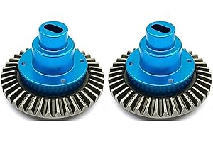 ADORLY 2pcs Harden Steel 38T Main Gear for Redcat Everest 10 Super Gear Transmission Redcat Everest Gen7 Pro/Sport,Redcat Shockwave,Danchee Ridgerock Upgrades Parts Blue