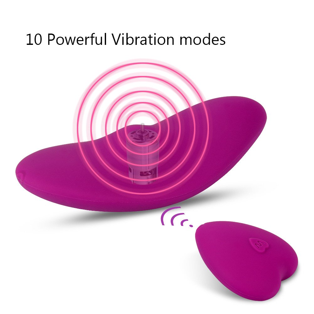 Wearable Panty Vibrator Wireless Remote Butterfly Vibrators Vibrating Panties Clitoris Stimulation,Waterproof Whisper Quiet Rechargable 10 Vibration Patterns Clitoral Stimulator for Women Couples