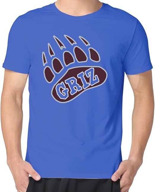 GBSWSThlw Montana Grizzlies Lady Griz Teddy Dahlberg Mens RoyalBlue T Shirt: Amazon.ca: Clothing 