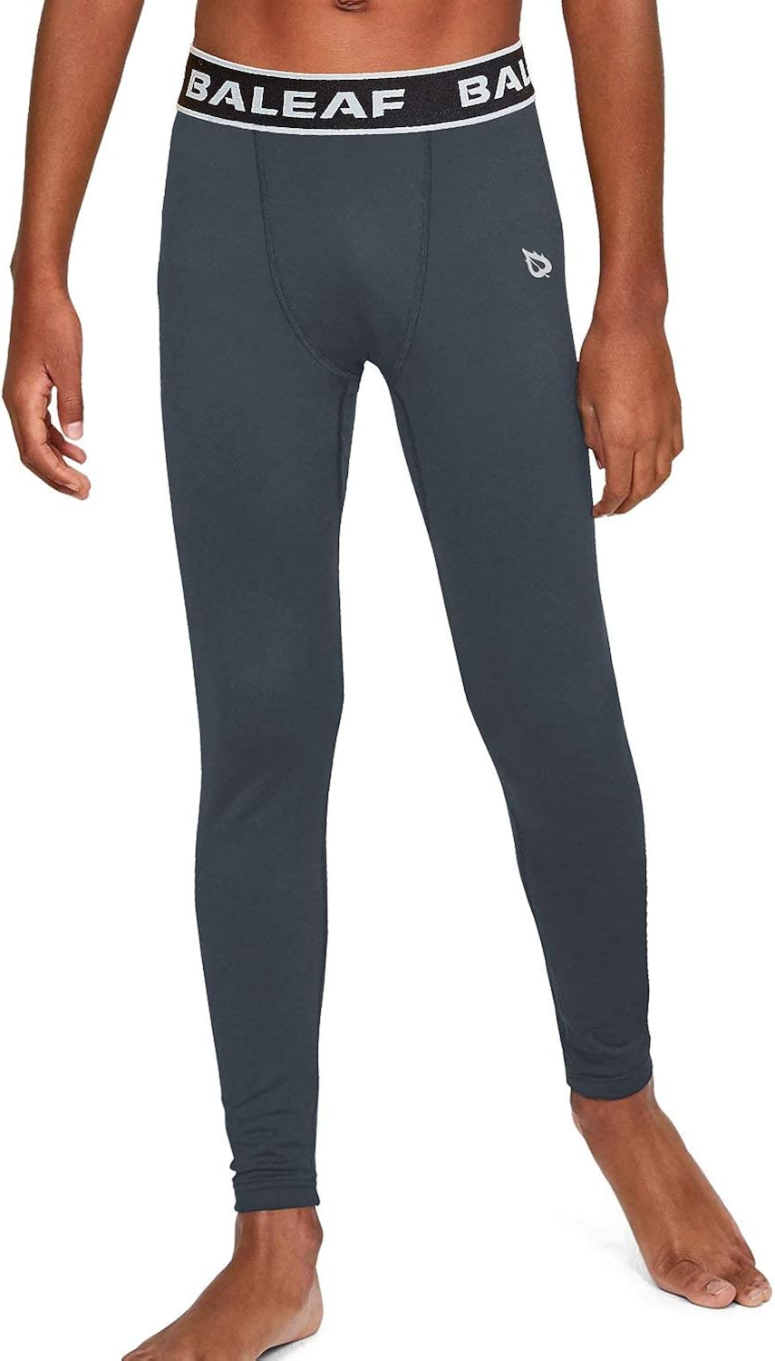 BALEAF Youth Boys'/Girls' Compression Pants Base Layer Yoga Leggings Sports Tights Running Workout Training: Clothing