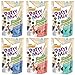 Purina Friskies Party Mix Naturals Cat Treats Variety Pack - 2.1 Ounces - 3 Flavors - Real Chicken, Real Salmon, and Real Tuna (6 Pouches Total)