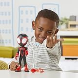 Hasbro SPIDEY AND HIS AMAZING FRIENDS Miles Morales Supersized Spider-Man Figure view 5