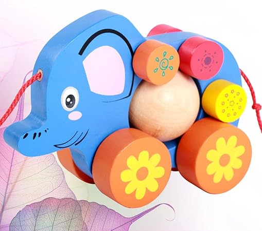 carrito de arrastre de madera