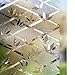 rabbitgoo Privacy Window Film Frosted Film Decorative Window Cling Anti-UV Glass Films Non-Adhesive Bamboo Films for Living Room, Brown, 17.5 x 78.7 inches
