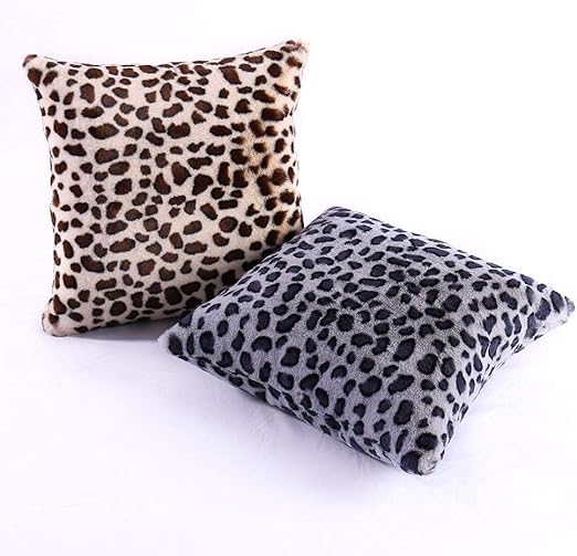 Amazon Com Cqzydyz Leopard Print Throw Pillows Plush Pillow
