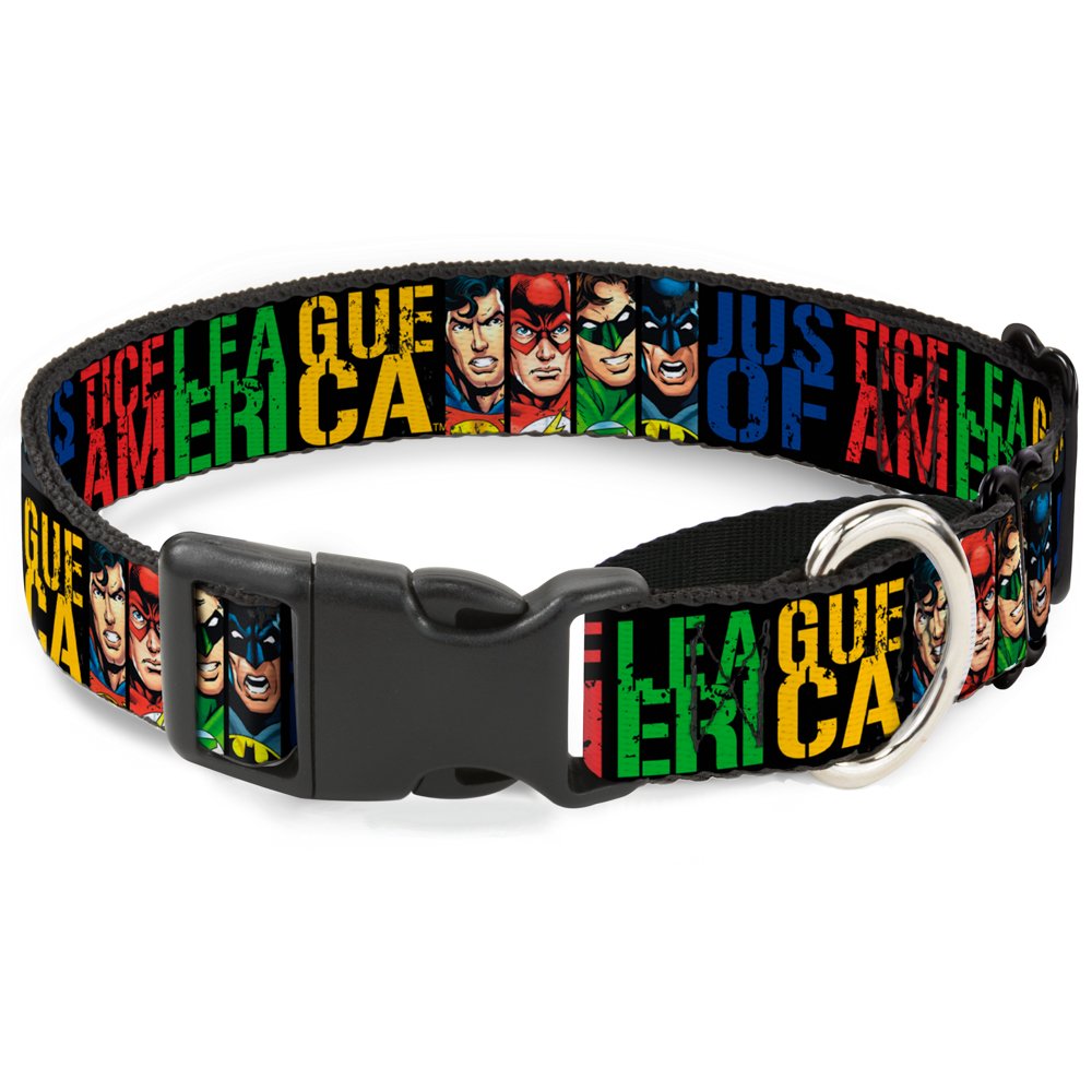 Reviews BuckleDown "Justice League of America Martingale Dog Collar