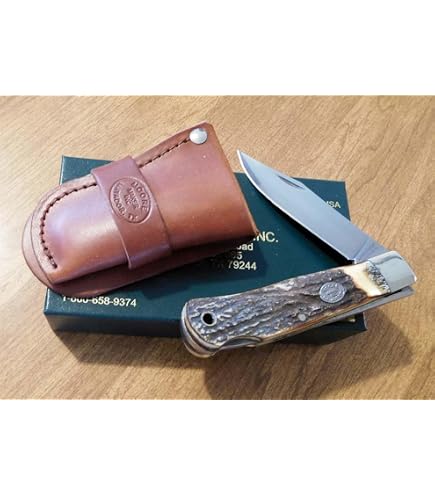 Amazon.com: Moore Maker Yellow Delrin Jumbo Lockback Trapper
