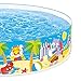 Intex Seahorse Buddies Kids 8 Foot x 18 Inch Instant Kiddie Water SnapSet Swimming Pool