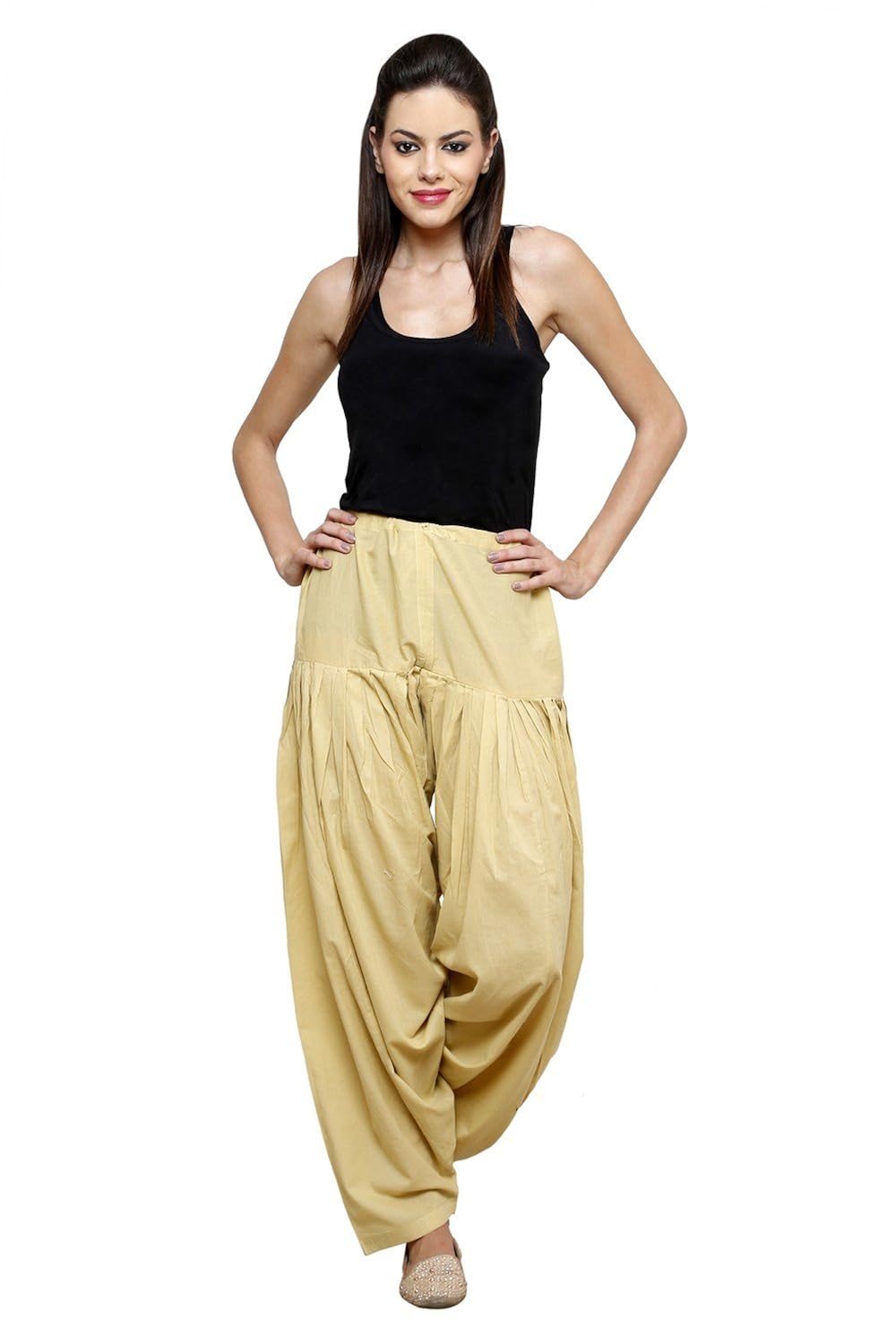 pistaa women's cotton ethnic readymade bottom wear punjabi patiala salwar (apsmxall, free size)