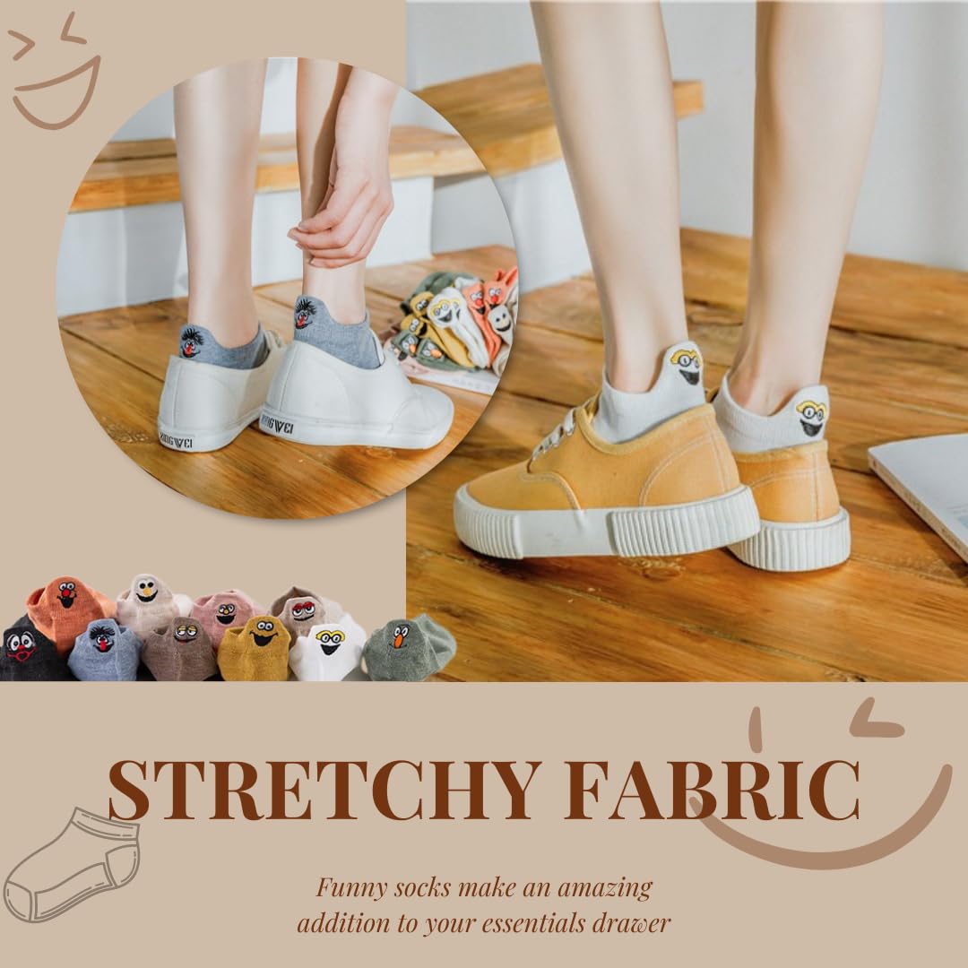 Sporzin Sneaker Socken Damen 39-42 Socken Damen 35-38 Gute Laune Socken 4