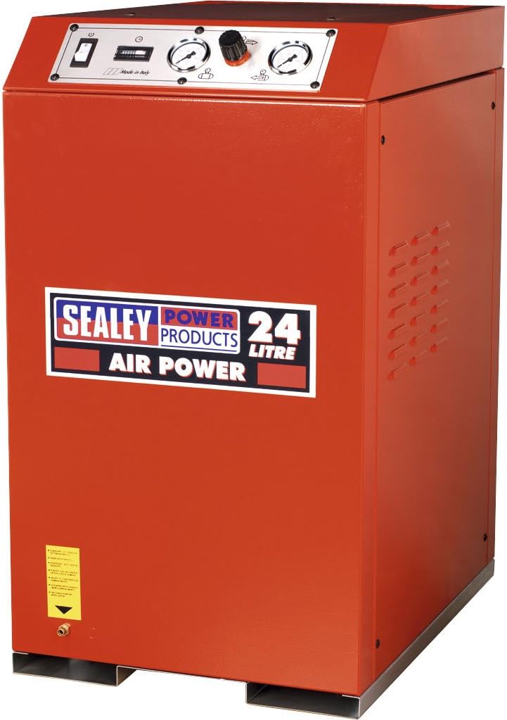 Sealey Electric Low Noise Air Compressor with 24 Litre Tank 2