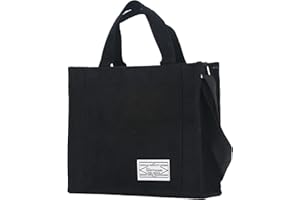 UERRUAM Tote Bag Women Aesthetic Corduroy Bags Cross body Bag Purse for Women Mini Travel Bags Handbags Everyday Bag Square