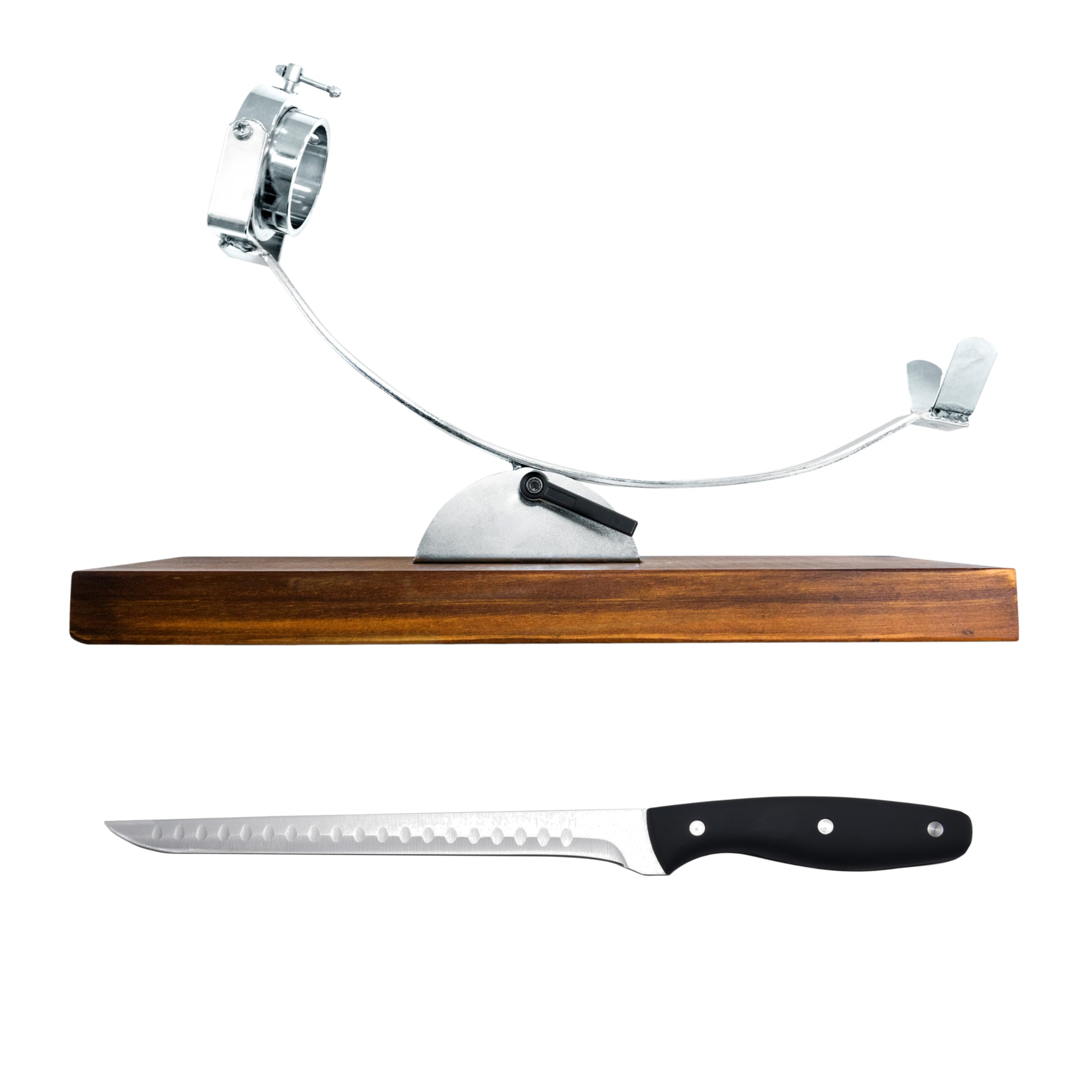 NERTHUS FIJ 956 Ham Stand Swivel Head and Adjustable Base with Ham Knife