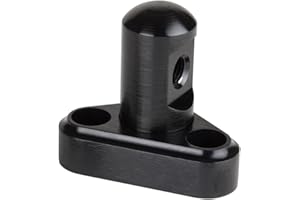 Lokar XTCB-40LS1 Black Finish Aluminum LS1 Throttle with 3" Linkage Cam Single Stud