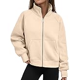 Trendy Queen Womens Sweatshirts Zip Up Hoodies Cropped Crewneck Pullover Casual Jackets Y2k Clothes Fall Fashion Outfits 2025