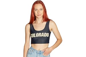 Lojobands Women's College Gameday Outfit Tank Top Tailgate Crop Top One Size Fits Most
